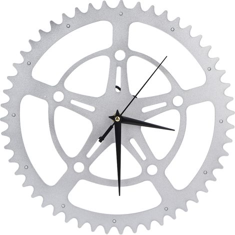 Horloge Murale Design Sans Cadre en Forme d'Engrenage Pentagramme, Mouvement Silencieux, Idée Cadeau Déco Maison (1/5)