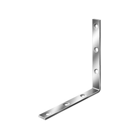 VORMANN Angolo sta.L.140 mm B.20 mm S.5 mm STA blu zinc.Foro-D.6 mm - 000182140Z