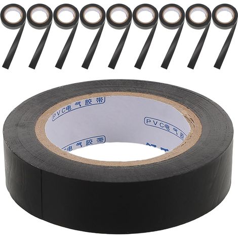isolant fin en PVC noir de 15 m résistant à la chaleur en