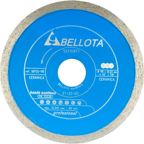Disco diamante Bellota 50722-115MM (1/4)