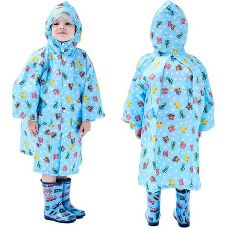 Imperméable enfant, imperméable fille, imperméable garçon, poncho imperméable, combinaison imperméable légère à séchage rapide, veste softshell pour activités sportives et scolaires, taille neutre 95-