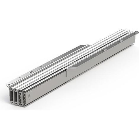 guía bidireccional telescópica. acero. para mesas extensibles. sin bastidor. capacidad 90kg (1/2)