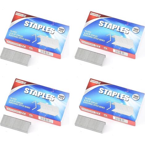 4000 Pcs 24/6 Staples  Used for Binding Documents in Offices, Warehouses, and Schools, Sharp and Smooth