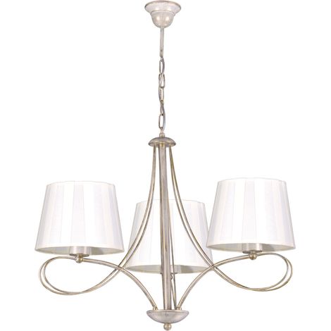Suspension classique crème doré 3xE27 Kaja Sofia Ø65 (1/2)