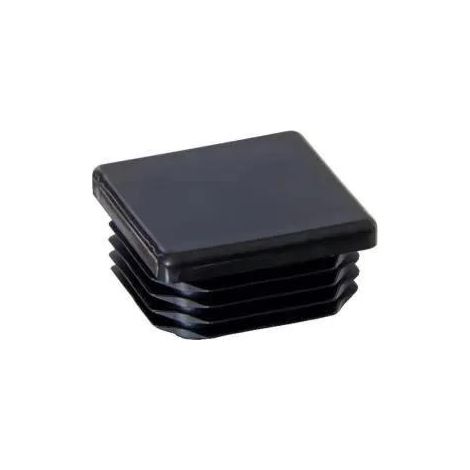TAPPO IN PLASTICA QUADRATO 50MM NERO - FORTAPS - 15-50X50