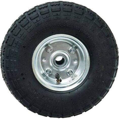 Roue Gonflable 260x85 - Moyeu 20 mm avec Réduction 16 mm - Résistante et Durable - D-Work