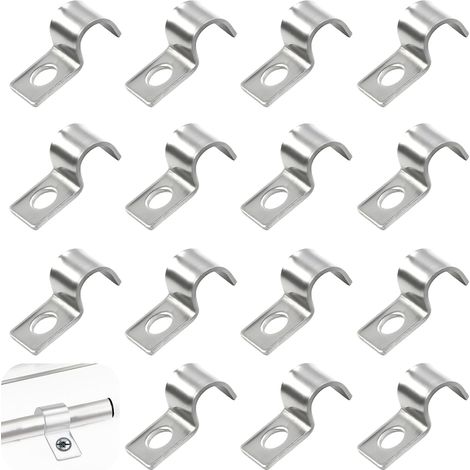 50 x U-Tube Fasteners, Clamps (1/5)