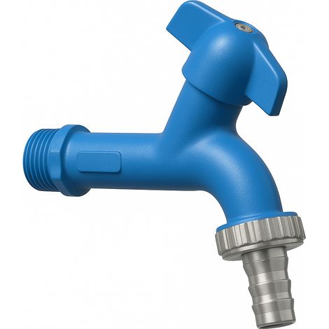 RUBINETTO PORTAGOMMA EUROGARDEN- 1/2 Blu- MANFR- pezzi 1