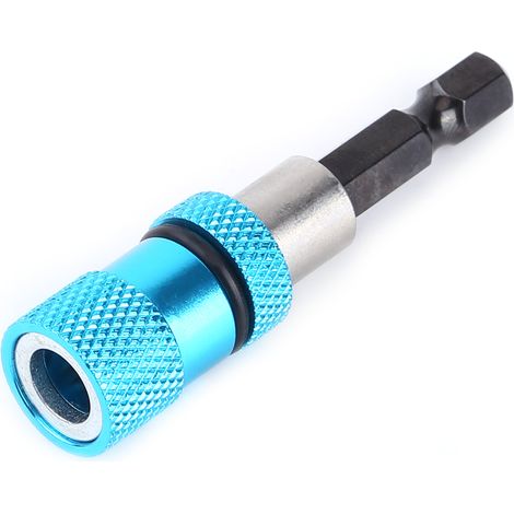 Rallonge magnétique porte-embout à tige hexagonale de 6,35 mm (1/4 pouce) pour perceuse électrique et tournevis, longueur 60 mm (1/5)
