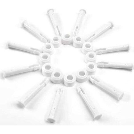 12 goupilles en plastique, pièces de rechange pour piscines Intex, compatibles avec la plupart des piscines à structure tubulaire (5,5 cm)