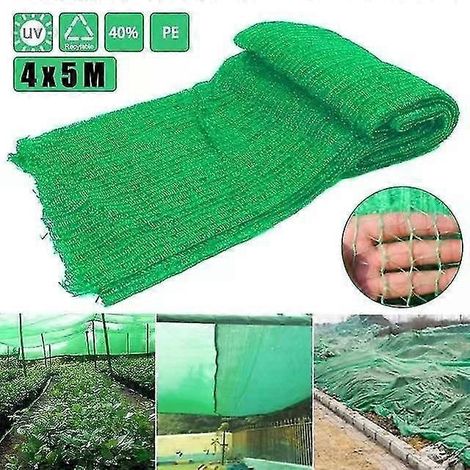 Couverture de chantier écologique : filet de sol, filet de contrôle de la poussière, filet d'ombrage pour plantes, filet vert, couverture de sol, filet à sable, 4,5 mètres. (1/5)