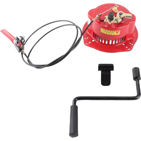 Démarreur à manivelle de remplacement pour moteur vertical refroidi par air 170F, 173F, 178F, 186F, 188F, 192F et 195F (1/5)