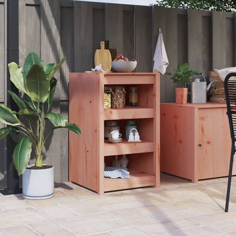 Outdoor-Küchenschrank MEPPEL  55x55x92 cm Massivholz Douglasie
