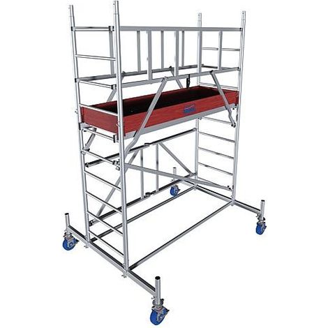 Échafaudage pliant en aluminium MONTO ProTec XS, hauteur de travail env. 3,70 m