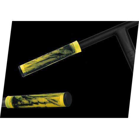 Poignées scooter poignées noir et jaune G3 2 pcs