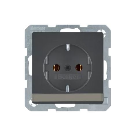 Berker SSD.M.SCHRIFTLEISTE SAMT / BERKER 47506086 Q1 ANTH. 47506086 (1/2)