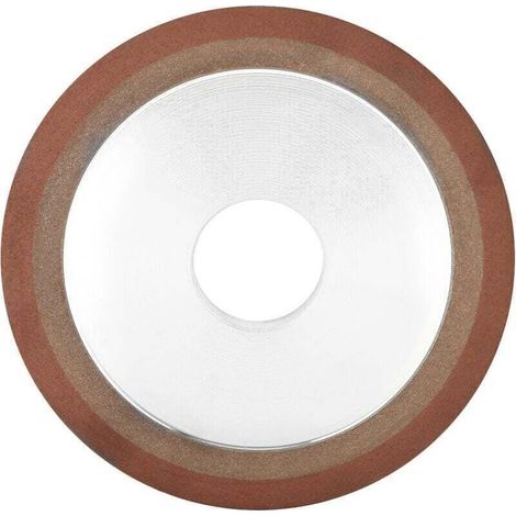Meule Diamantée en Résine 125mm OD, 32mm ID, Meule Diamant d'Affûtage de Meule Abrasive, pour Meulage, Polissage de Acier Dur, Pierre (1/4)