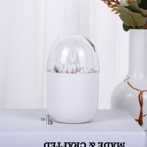 Boîte de rangement créative polyvalente en forme d'animal et de plante, boîte de rangement pour cure-dents, cosmétiques, coton-tige (1/5)