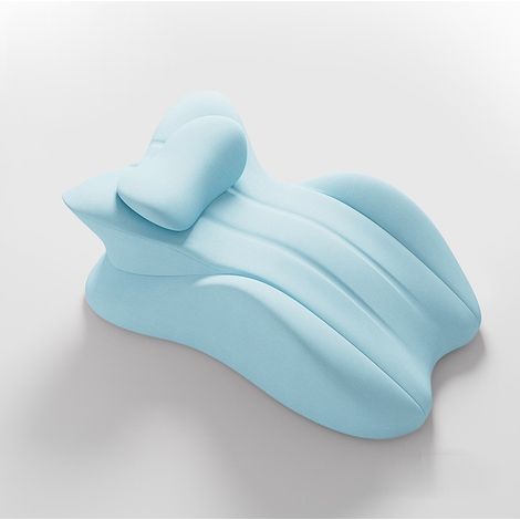 L'oreiller ergonomique en mousse à mémoire de forme pour adultes, qui soutient la nuque, le dos et les jambes, est le choix idéal pour dormir et lire (1/5)