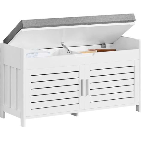 SoBuy Shoe Rack Shoe Bench Shoe Cabinet,FSR102-W