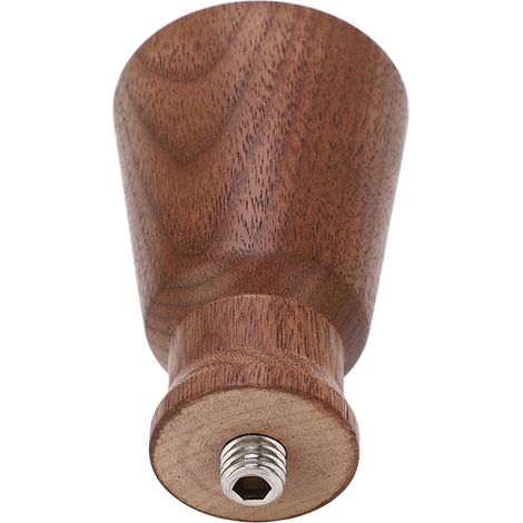 Poignée porte-filtre café M10 Bois noyer noir ergonomique robuste pour machine expresso professionnelle ou domestique (1/5)