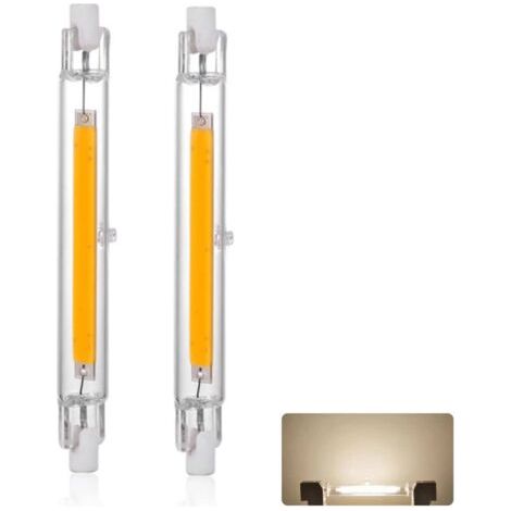 Ampoule LED R7S 118mm 30W Dimmable, Blanc Naturel 4000K, 3000LM, Linéaire Ampoule Remplacer Halogène J118 300W, Éclairage à 360 Degrés, 2 Pièces (1/5)