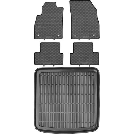 Chevrolet Cruze Kombi de 2012 SET - Alfombrillas de goma para coche + alfombrilla para maletero