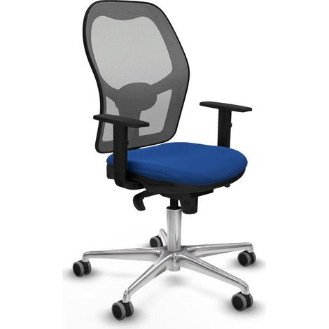 Piqueras y Crespo Bürostuhl Blau Verstellbar