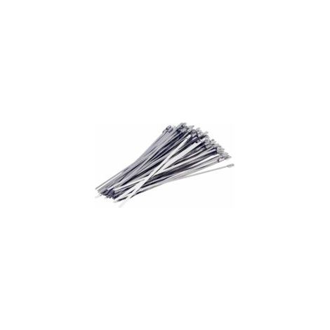 Lot de 100 attaches de câble en acier inoxydable de haute qualité, 300 mm x 4,6 mm. (1/5)