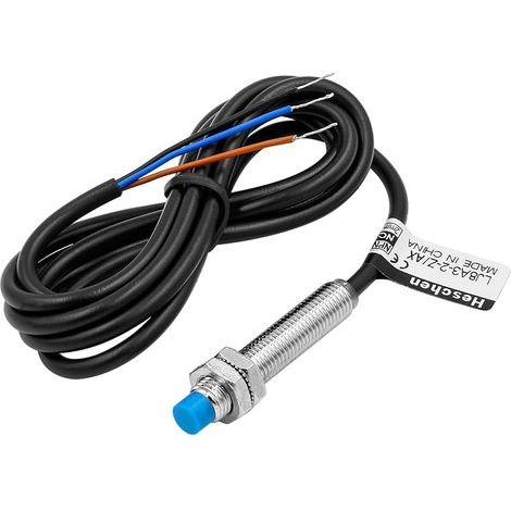 M8 capteur de proximité inductif interrupteur Type de non-bouclier LJ8A3-2-Z/AX détecteur 2mm 10-30VDC 200mA NPN normalement fermé (NC) 3 fils (1/5)