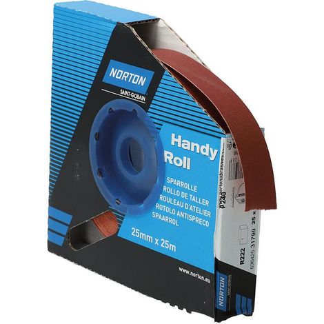 Rodillo abrasivo R222 25mmx25m P240 (1/2)