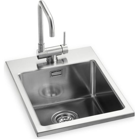 Evier Inox Encastrable INLAV40+ Couvercle (1/2)