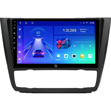 Radio para coche, pantalla táctil, sistema de navegación, compatible con BMW Serie 1 E81 E82 E87 E88 AT MT, A4 2G 64G AT (1/2)