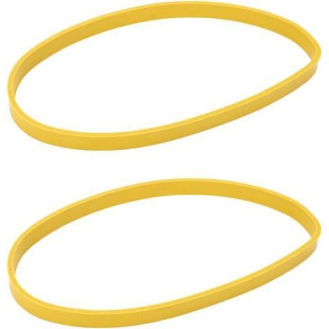 2 pièces Pneus de scie à ruban, 12,55mm x 3,17mm, Caoutchouc antidérapant, pour roues 8 pouces, Travail du bois (1/4)
