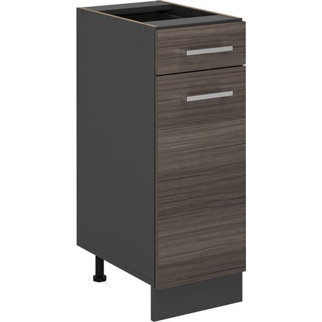 Meuble cuisine R-Line, Gris noble, 30cm sans PT, Vicco