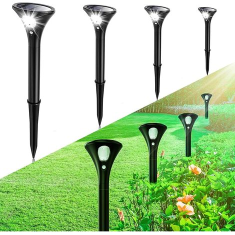 Lampe Solaire Extérieur Jardin Lumière Solaire Exterieur Étanche IP65 Eclairage Spot Solaire Exterieur LED Sécurité Sans Fil Fonctionne Jusqu'à 120 Heures avec Détecteur de Mouvement (4) (1/5)