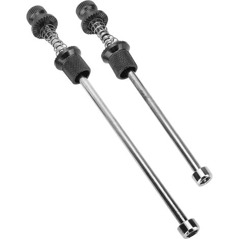 Diebstahlsichere Schnellspanner aus Aluminiumlegierung für Rennräder mit Radsicherung (Schwarz) (1/5)