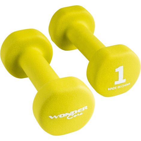 Neopren-Hantelset, je 1 kg, rutschfeste Beschichtung