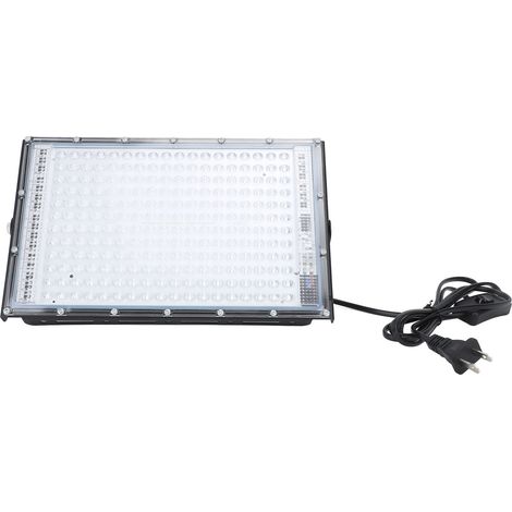 50-W-UV-Lampe (395 nm, schwarz), IP66 wasserdicht, leistungsstark für Bühne, Party, Leuchtstoffröhren, Aushärtung von Harzen, Klebstoffen und Farben. (1/5)