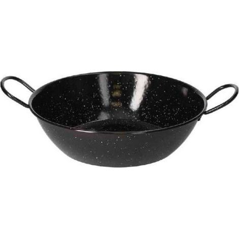 CGC 401025001 Poêle à paella émaillée profonde avec anses Ø280mm