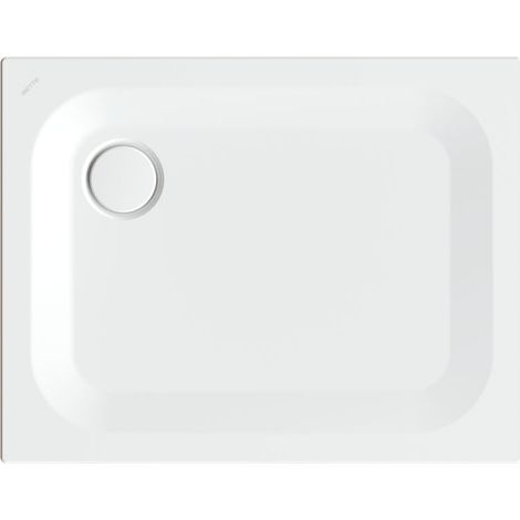 Plato de ducha rectangular BetteUltra con soporte mínimo de