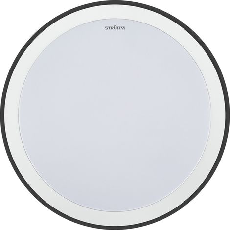 Plafonnier décoratif rond noir LED CCT 24W RATAN Struhm (1/4)