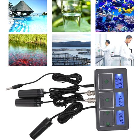pH-W218 Multifunktionales Überwachungs- und Analysegerät für die hydroponische Aquakultur mit drahtlosem Wi-Fi, Doodle-App und 8-in-1-Online-pH-Meter (Europäischer Standard 230 V) (1/5)