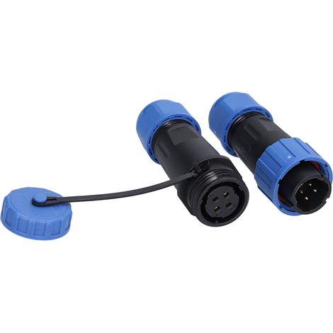 Connecteur Étanche Automobile 4 Pôles Aviation Mâle Femelle IP68 Haute Performance