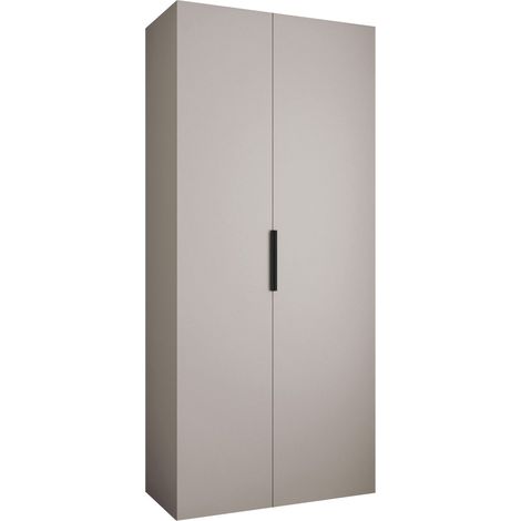 Armario Hartford 572, Cachemira, 246x110x52cm, Puertas de armario: Con bisagras, Número de estantes: 8 (1/5)