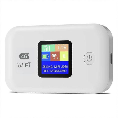 Routeur WLAN mobile, point d'accès Wi-Fi portable 4G compatible avec les cartes SIM, routeur Internet mobile LTE pour les voyages d'affaires et les vacances (1/5)