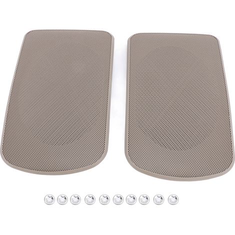 Griglia di copertura per altoparlante posteriore, 2 pezzi, griglia di ricambio per impianto audio auto per Camry dal 2002 al 2006, beige. (1/5)