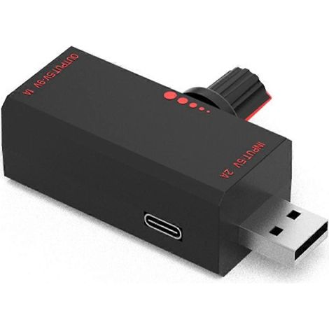 Contrôleur de vitesse pour ventilateur 5 W DC 5 V à induction avec interrupteur et protection USB Type-C, compatible avec les ordinateurs portables et téléphones portables. Refroidissement (1/5)