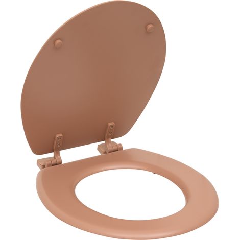 Abattant wc colorama 36x48cm rose - 5five (1/5)