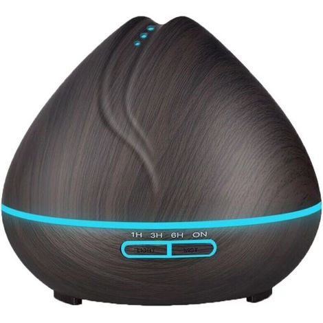 Diffusore di aromi da 500 ml, diffusore di oli essenziali/umidificatore a ultrasuoni - Ideale per cameretta bambini/spa/yoga/massaggi/ufficio ecc., 1714,3 cm